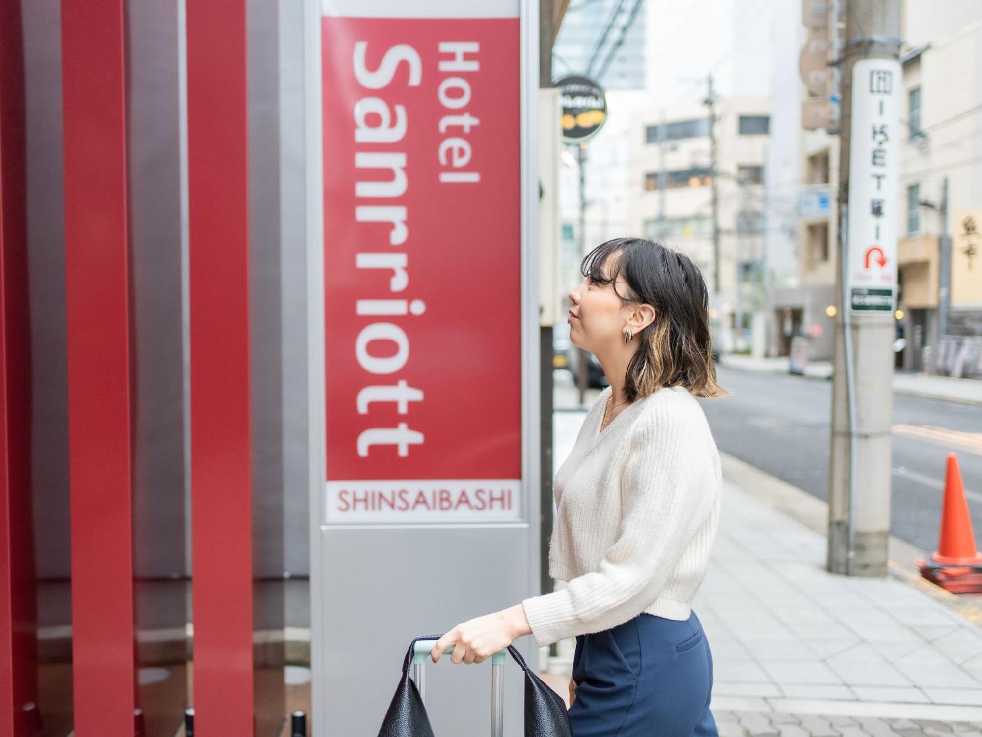 Hotel Sanrriott Shinsaibashi โอซาก้า ภายนอก รูปภาพ